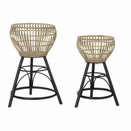 Tegla za biljke DKD Home Decor Prirodno Metal Bambus Bali 41 x 41 x 68 cm Cijena