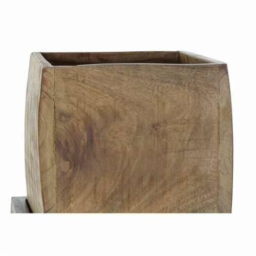 Tegla za biljke DKD Home Decor Smeđa Crna Pisana Drvo Metal moderan 40 x 40 x 120 cm 40 x 40 x 138 cm Cijena