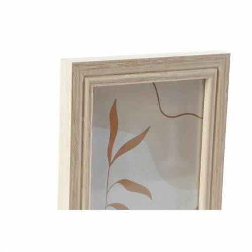 Ramă foto de Perete DKD Home Decor 32,5 x 1,5 x 45 cm Kristal Prirodno Smeđa moderan Drvo MDF Cijena