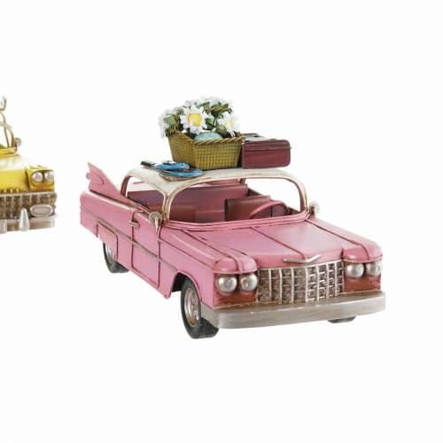 Ukrasna figura DKD Home Decor Rumena Plava Zelena Roza Automobil Vintage 25,8 x 10,5 x 9,5 cm (4 kom.) (4 Dijelovi) Cijena