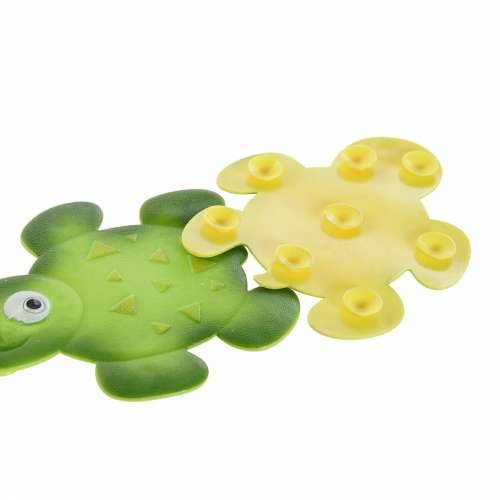 Prostirka za kupanje DKD Home Decor 11,5 x 1 x 10 cm Zelena Rumena Children’s Kornjača PVC 10 cm (2 kom.) Cijena