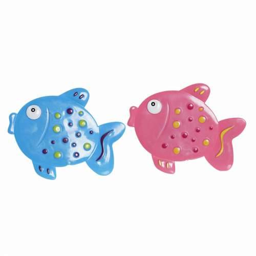 Prostirka za kupanje DKD Home Decor 13 x 1 x 10,5 cm Plava Roza Children’s PVC Riba (2 kom.) Cijena
