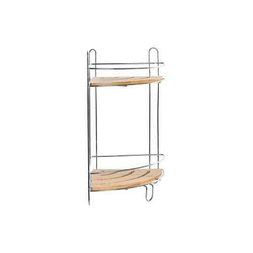 Kutna Polica DKD Home Decor Prirodno Bambus Metal od nehrđajućeg kroma 2 Police 19,5 x 19,5 x 36,5 cm Cijena