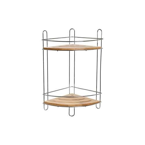 Kutna Polica DKD Home Decor Prirodno Bambus Metal od nehrđajućeg kroma 2 Police 19,5 x 19,5 x 36,5 cm Cijena