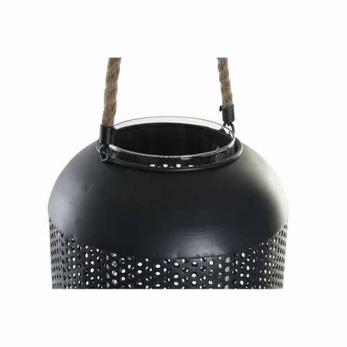Svijećnjak DKD Home Decor Crna Metal Uže (22 x 22 x 63 cm) Cijena