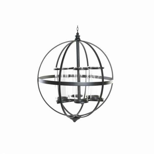 Svijećnjak DKD Home Decor Crna Metal Kristal (60 x 60 x 73 cm) Cijena