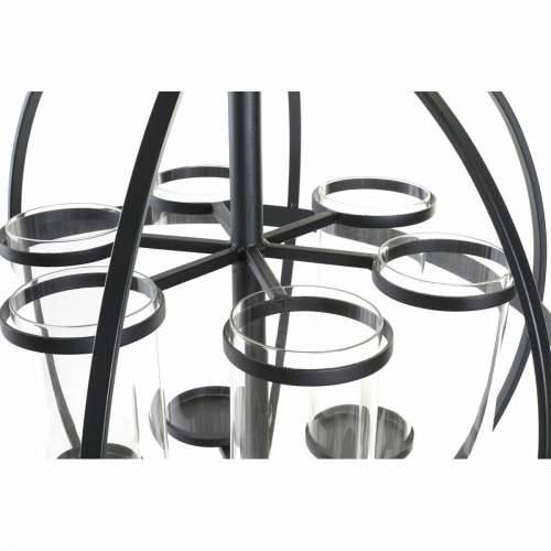 Svijećnjak DKD Home Decor Crna Metal Kristal (60 x 60 x 73 cm) Cijena