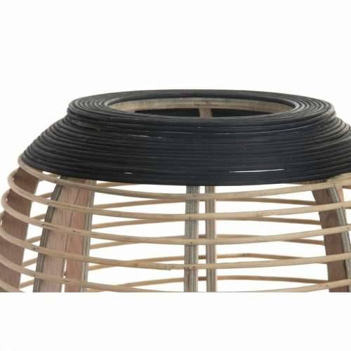 Svijećnjak DKD Home Decor Kristal Crna Metal Smeđa Bambus (32 x 32 x 43 cm) Cijena