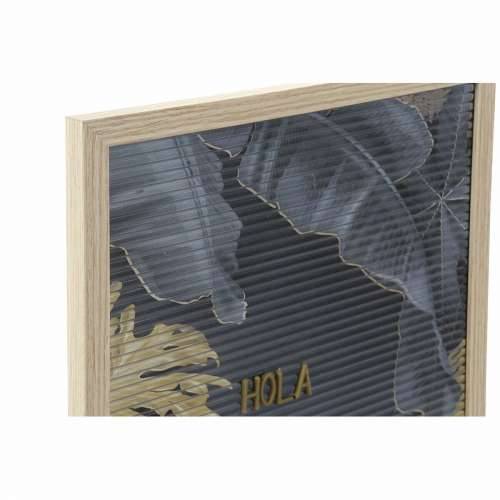 Zidni Ukras DKD Home Decor 30 x 1,5 x 45 cm Prirodno Siva Tropsko (2 kom.) Cijena