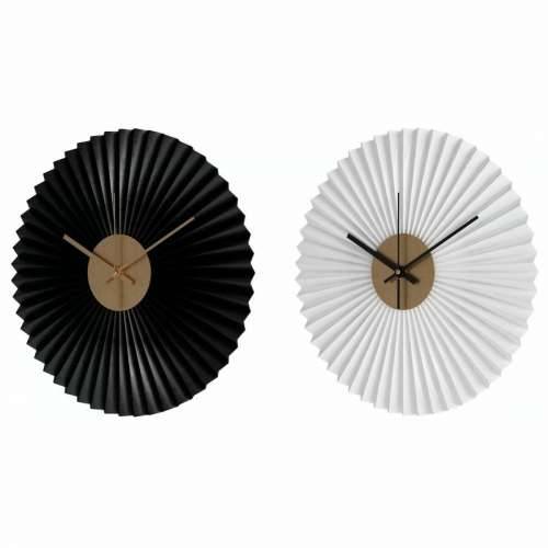 Zidni sat DKD Home Decor Bijela Crna Bijela/Crna Željezo Plastika moderan 30 x 4 x 30 cm (2 kom.) Cijena
