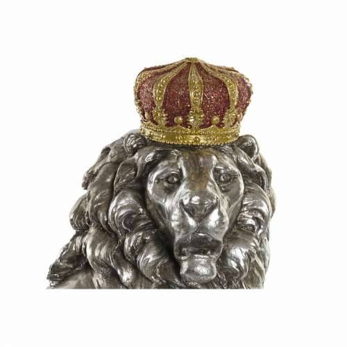 Ukrasna figura DKD Home Decor Srebrna Lav Smola (42 x 25 x 45 cm) Cijena