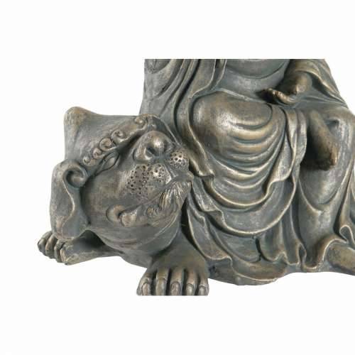 Ukrasna figura DKD Home Decor 38 x 25 x 43 cm Crna zlatan Buda Tamno sivo Orijentalno moderan Cijena
