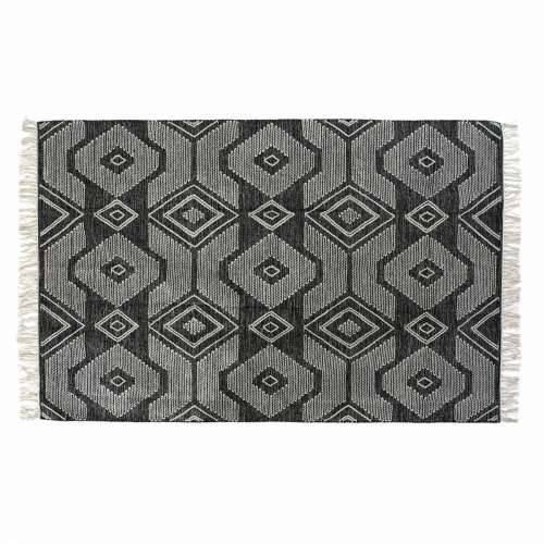 Tepih DKD Home Decor Bijela Crna Pamuk (160 x 230 x 1 cm) Cijena