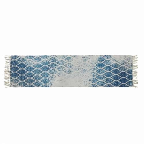 Tepih DKD Home Decor Plava Pamuk Chenille (60 x 240 x 1 cm) Cijena