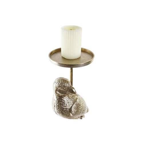 Svijećnjak DKD Home Decor Šampanjac Aluminij Papagaj (21 x 21 x 72 cm) Cijena