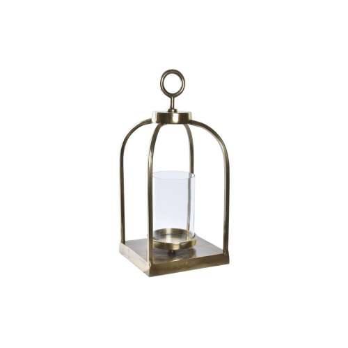 Laternas stends DKD Home Decor Kristal zlatan Aluminij (19 x 19 x 43 cm) Cijena