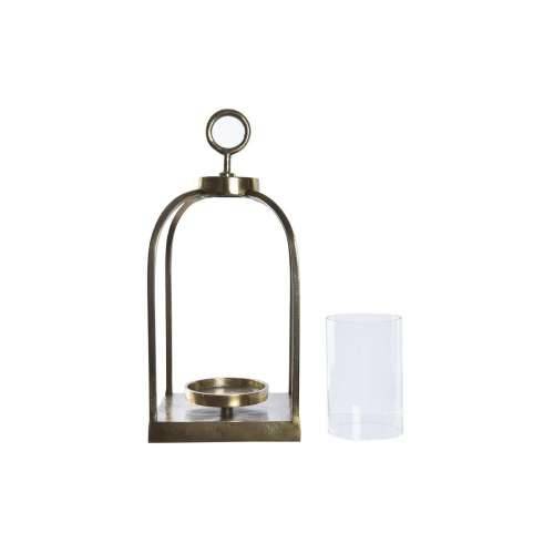 Laternas stends DKD Home Decor Kristal zlatan Aluminij (19 x 19 x 43 cm) Cijena
