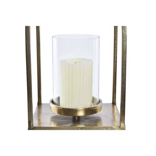 Laternas stends DKD Home Decor Kristal zlatan Aluminij (19 x 19 x 43 cm) Cijena