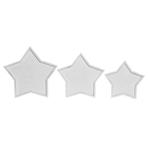 Stolni ukras DKD Home Decor 57 x 54 x 3 cm Bijela Shabby Chic Decapé (3 Dijelovi) Cijena