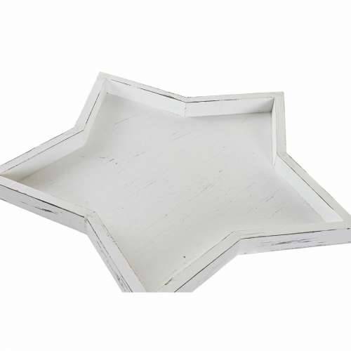 Stolni ukras DKD Home Decor 57 x 54 x 3 cm Bijela Shabby Chic Decapé (3 Dijelovi) Cijena