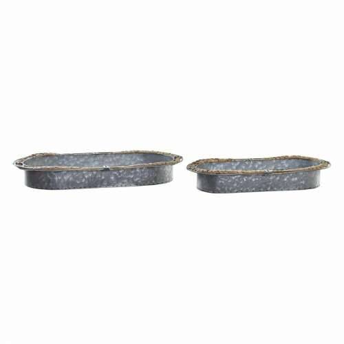 Stolni ukras DKD Home Decor Siva Smeđa Željezo Vlakna (51 x 26 x 7 cm) Cijena