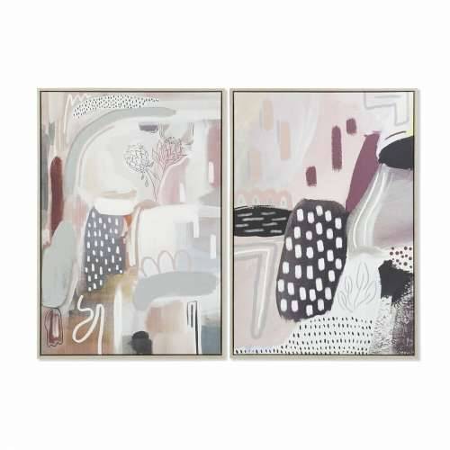 Slika DKD Home Decor 63 x 4,5 x 93 cm Apstraktno gradski (2 kom.) Cijena
