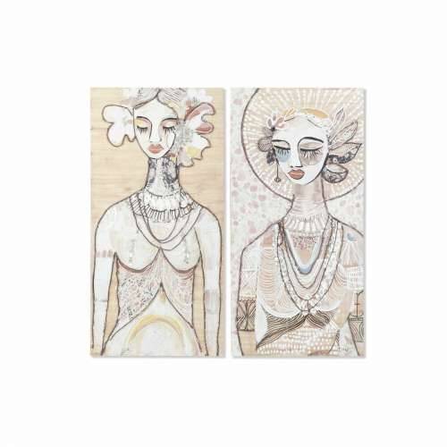 Slika DKD Home Decor 60 x 3,7 x 120 cm Dama Kolonijalni (2 kom.) Cijena