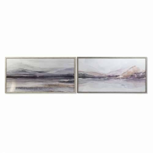 Slika DKD Home Decor 124 x 4,5 x 64 cm planina moderan (2 kom.) Cijena