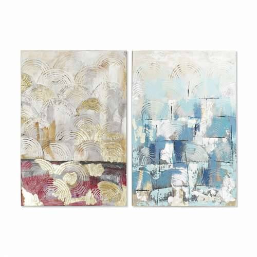 Slika DKD Home Decor 80 x 3,5 x 120 cm Apstraktno Loft (2 kom.) Cijena