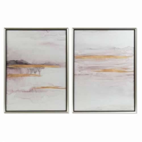 Slika DKD Home Decor 60 x 3,5 x 80 cm Apstraktno gradski (2 kom.) Cijena