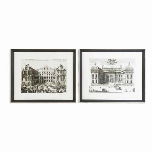 Slika DKD Home Decor 56 x 3 x 46 cm Neoklasični (2 kom.) Cijena