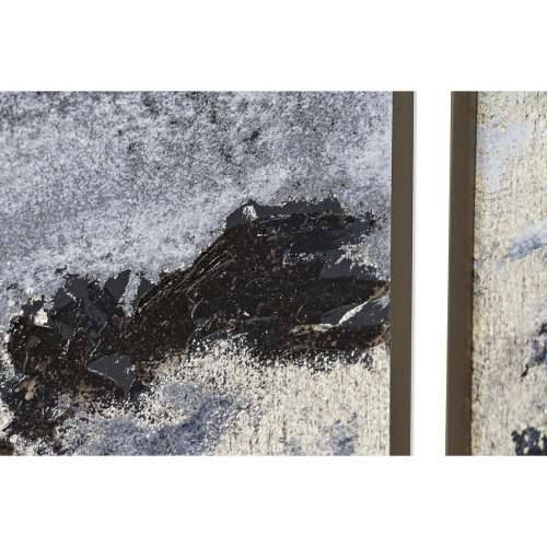 Slika DKD Home Decor 79 x 2,5 x 79 cm Apstraktno moderan (4 Dijelovi) Cijena