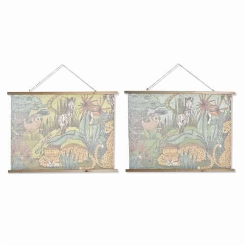 Slika DKD Home Decor Children’s Životinje 100 x 2 x 75 cm (2 kom.) Cijena