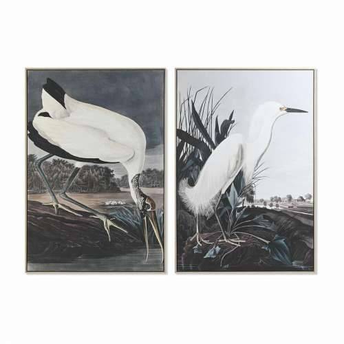 Slika DKD Home Decor Ptica Orijentalno 83 x 4 x 123 cm (2 kom.) Cijena