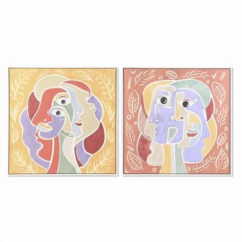 Slika DKD Home Decor 83 x 4 x 83 cm Apstraktno gradski (2 kom.) Cijena