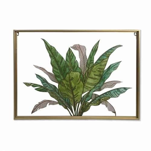 Platno DKD Home Decor Tropsko Biljni list (80 x 3 x 60 cm) Cijena