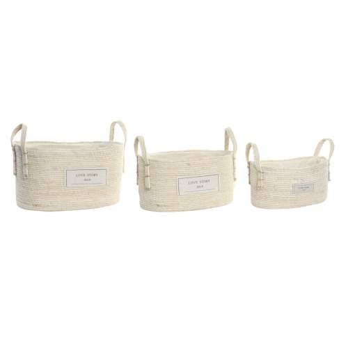 Set košara DKD Home Decor Pamuk Vlakna (34 x 23 x 20 cm) Cijena