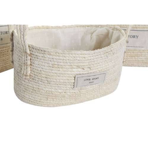 Set košara DKD Home Decor Pamuk Vlakna (34 x 23 x 20 cm) Cijena