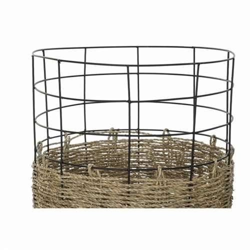 Set košara DKD Home Decor Metal Kolonijalni juta (35 x 35 x 45 cm) Cijena
