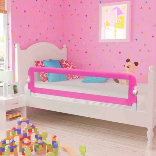 Sigurnosna ogradica za dječji krevet 2 kom ružičasta 150 x 42 cm Cijena