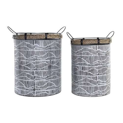 Set košara DKD Home Decor Uže Željezo (52 x 42 x 58 cm) Cijena