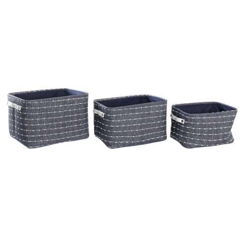 Set košara DKD Home Decor 38 x 28 x 25 cm Poliester Cijena
