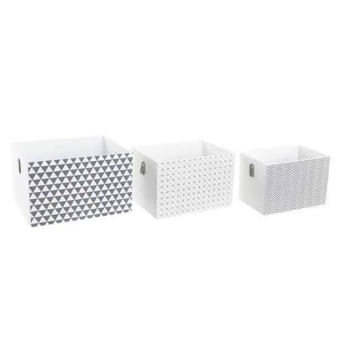 Set ukrasnih kutija DKD Home Decor (37 x 28 x 23 cm) Cijena