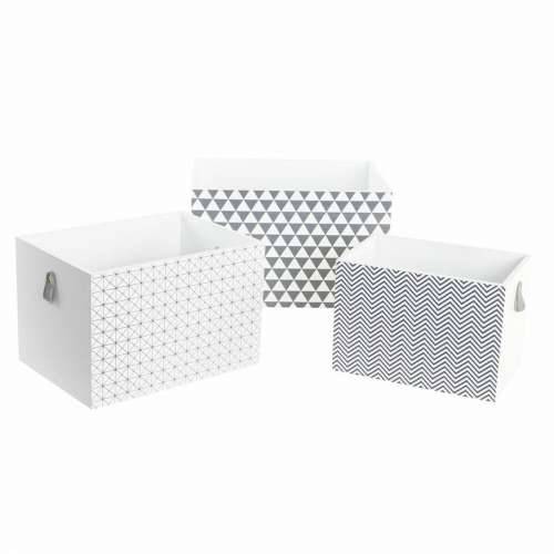 Set ukrasnih kutija DKD Home Decor (37 x 28 x 23 cm) Cijena