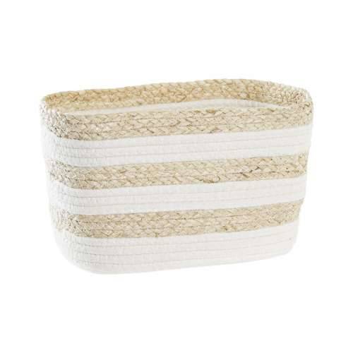 košara DKD Home Decor 28 x 20 x 18 cm Prirodno vlakno Cijena