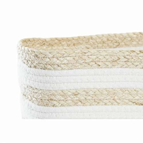 košara DKD Home Decor 28 x 20 x 18 cm Prirodno vlakno Cijena