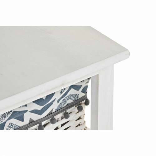 Ormarić s ladicama DKD Home Decor Plava Bijela ispleten od pruća Paulovnija 40 x 29 x 59 cm Cijena