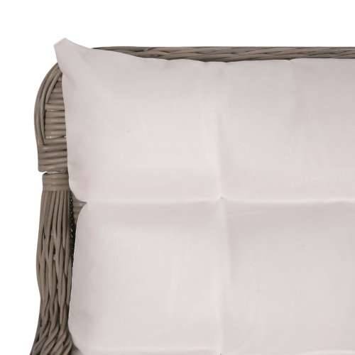 3-dijelni bistro set od poliratana s jastucima smeđi Cijena