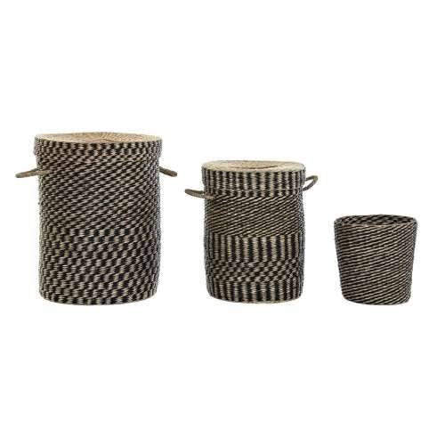Set košara DKD Home Decor Kolonijalni Vlakna (45 x 45 x 56 cm) Cijena