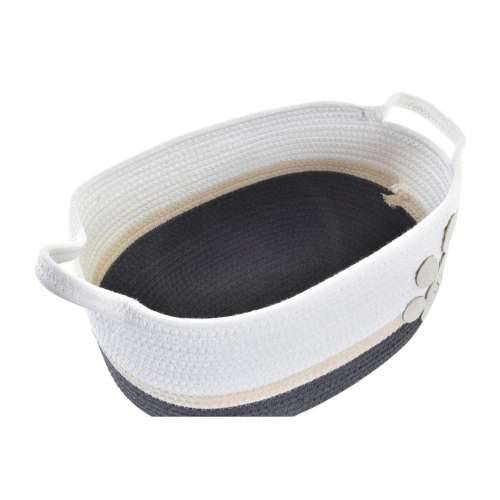 Set košara DKD Home Decor Bijela Siva Krema 60 x 31 x 25 cm (3 Dijelovi) Cijena